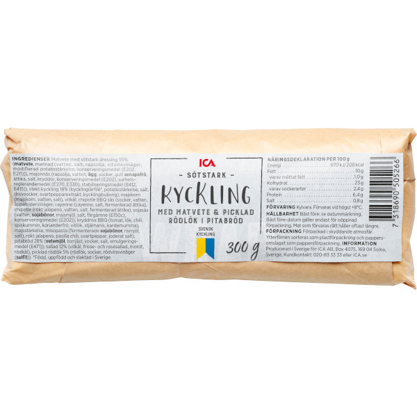 ICA Wrap Kyckling Sötstark