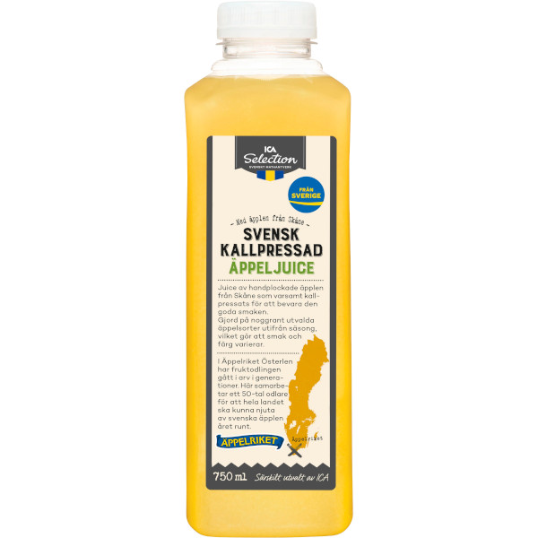 ICA Selection Äppeljuice Kallpressad