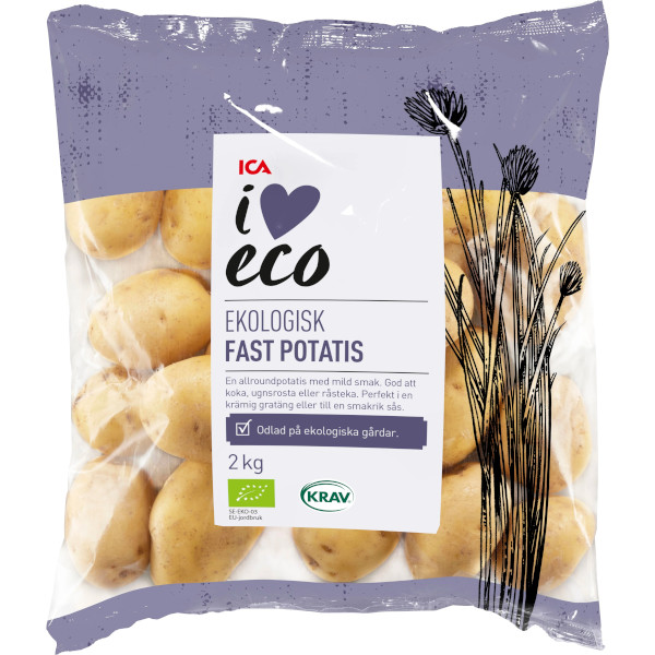 ICA I Love Eco Potatis Fast Ekologisk