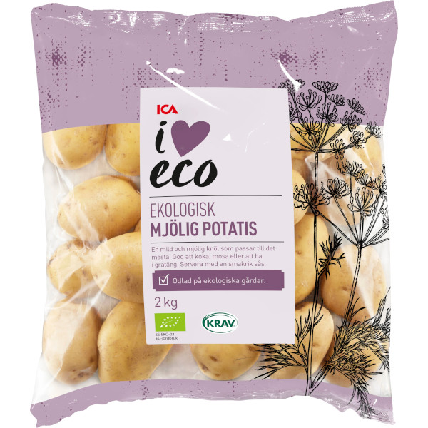 ICA I Love Eco Potatis Mjölig Ekologisk