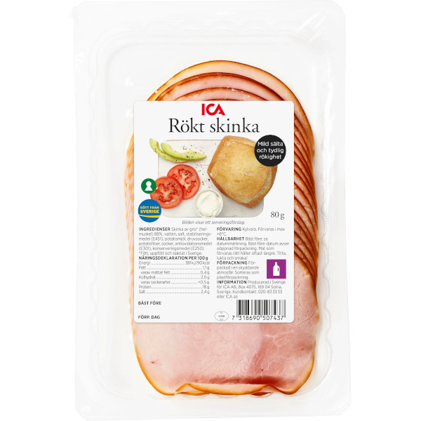 ICA Skinka Rökt