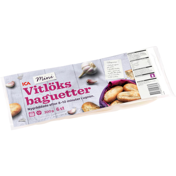 ICA Minibaguetter Vitlök