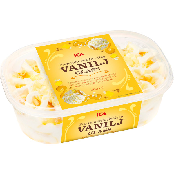 ICA Vaniljglass Passionerat Fruktig