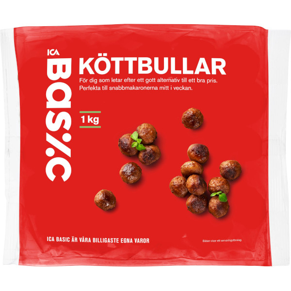 ICA Basic Köttbullar