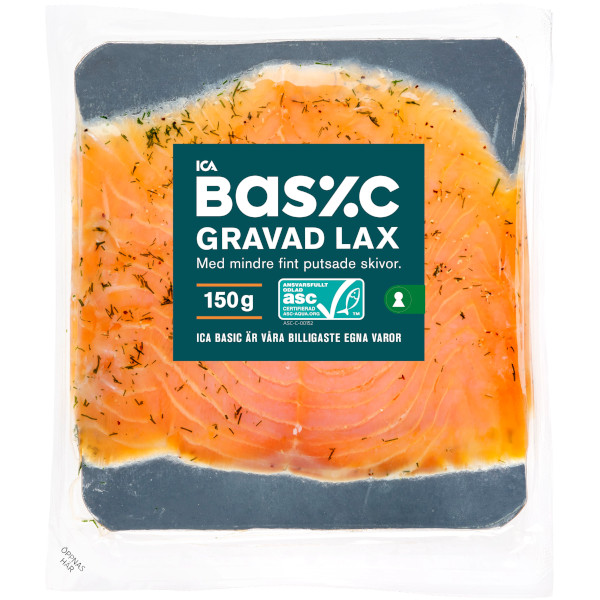 ICA Basic Lax Gravad Skivad