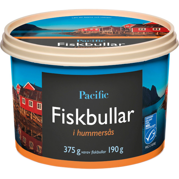 Pacific Fiskbullar Hummersås