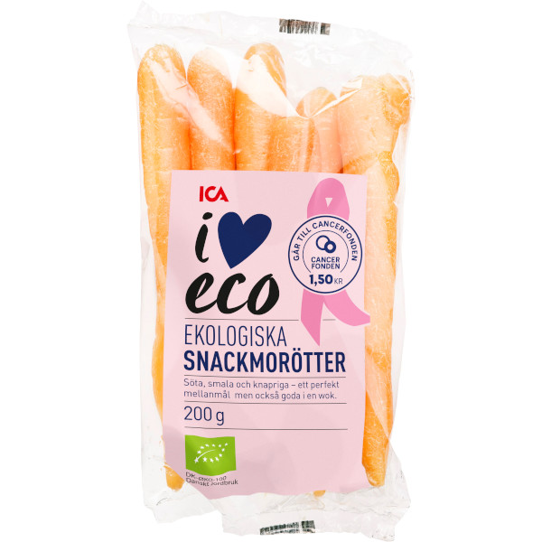 ICA I Love Eco Snackmorötter Ekologiska