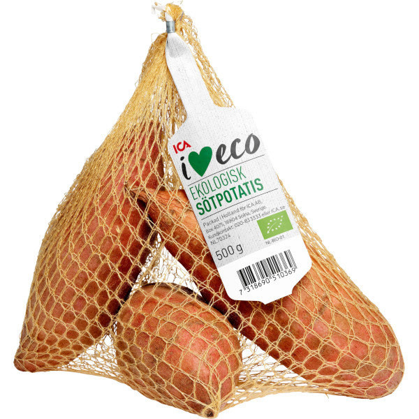 ICA I Love Eco Sötpotatis Ekologisk