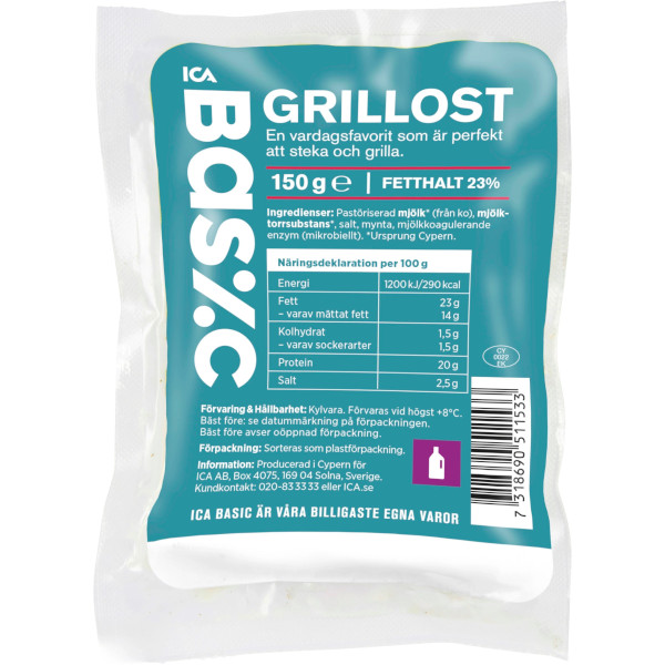 ICA Basic Grillost