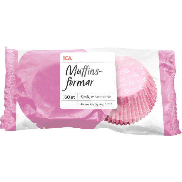 ICA Muffinsformar Små Mönstrade