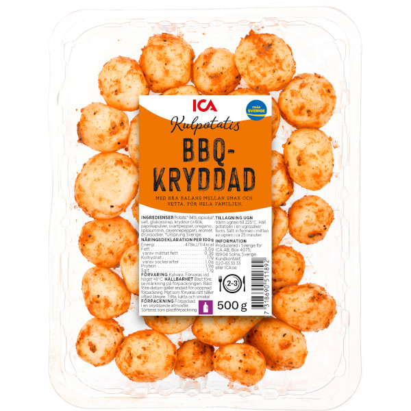 ICA Kulpotatis BBQ-Kryddad
