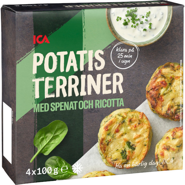 ICA Potatisterriner Spenat & Ricotta