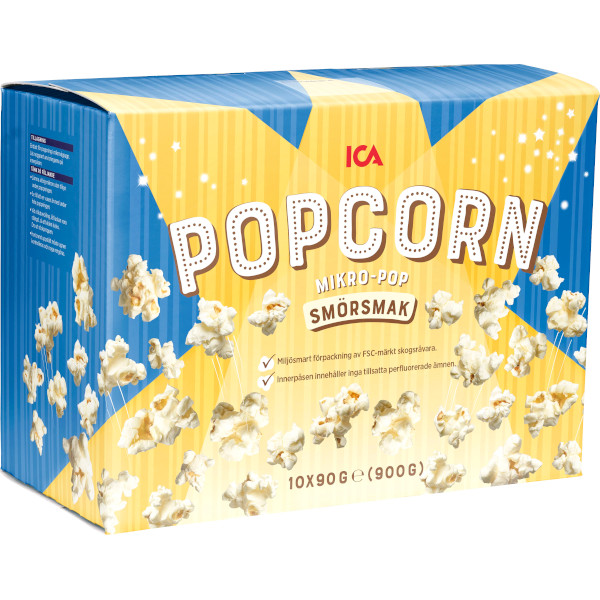ICA Popcorn Mikro-Pop Smörsmak
