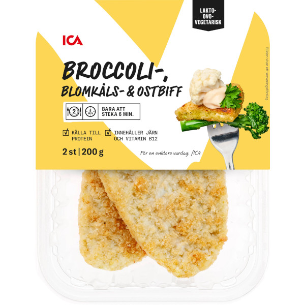 ICA Broccoli/Blomkål/Ostbiffar