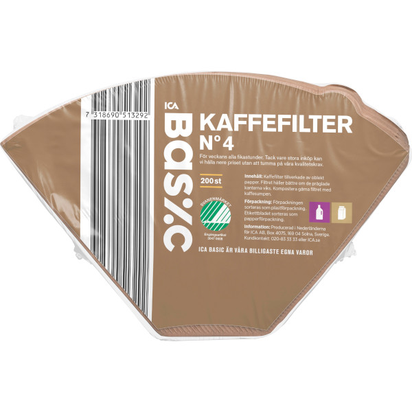 ICA Basic Kaffefilter Nr 4