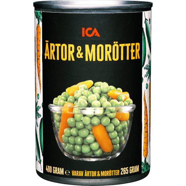 ICA Ärtor & Morötter