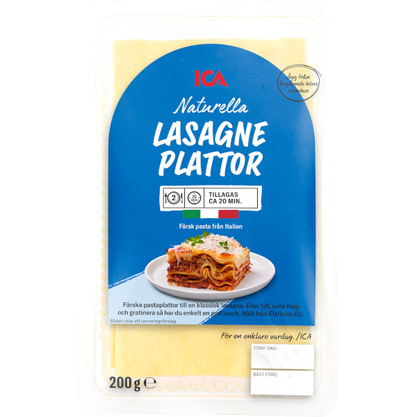 ICA Lasagneplattor