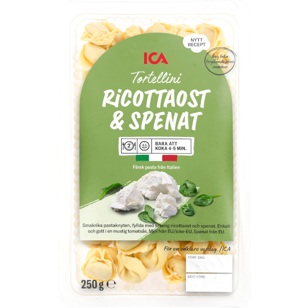 ICA Tortellini Ricottaost & Spenat