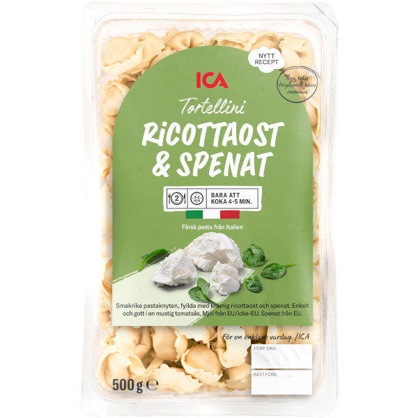 ICA Tortellini Ricottaost & Spenat