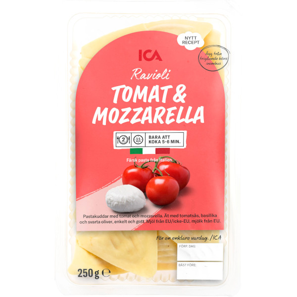 ICA Ravioli Tomat & Mozzarella