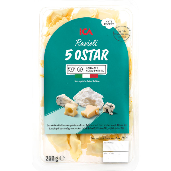 ICA Ravioli 5 Ostar