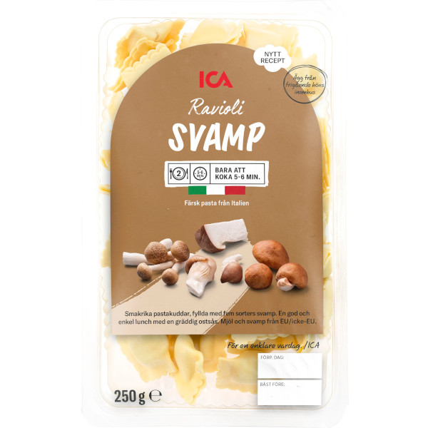 ICA Ravioli Svamp