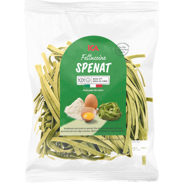 ICA Fettuccine Spenat