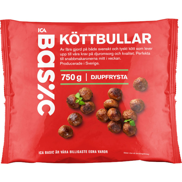ICA Basic Köttbullar