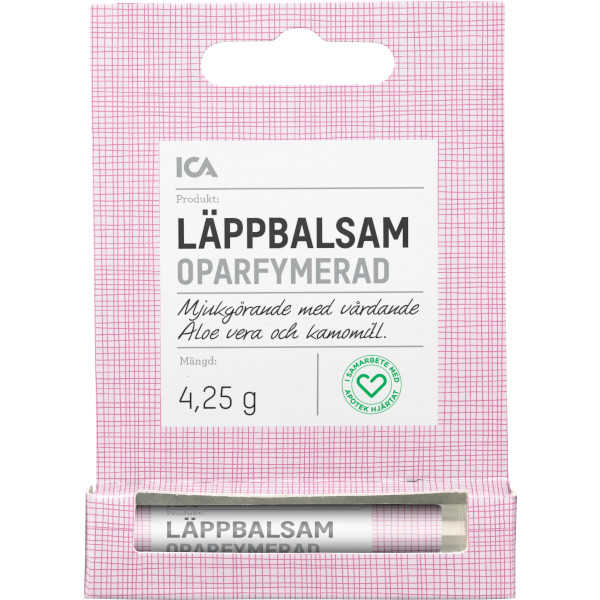 ICA Apotek Hjärtat Läppbalsam Oparfymerat