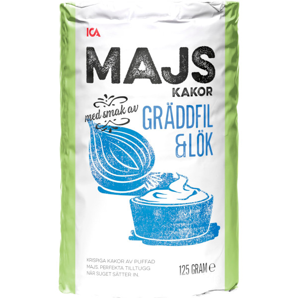 ICA Majskakor Gräddfil & Lök
