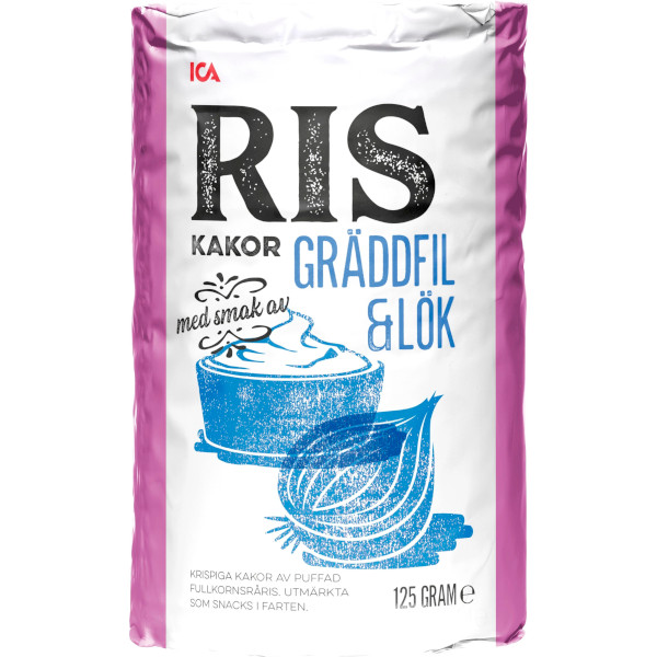 ICA Riskakor Gräddfil & Lök
