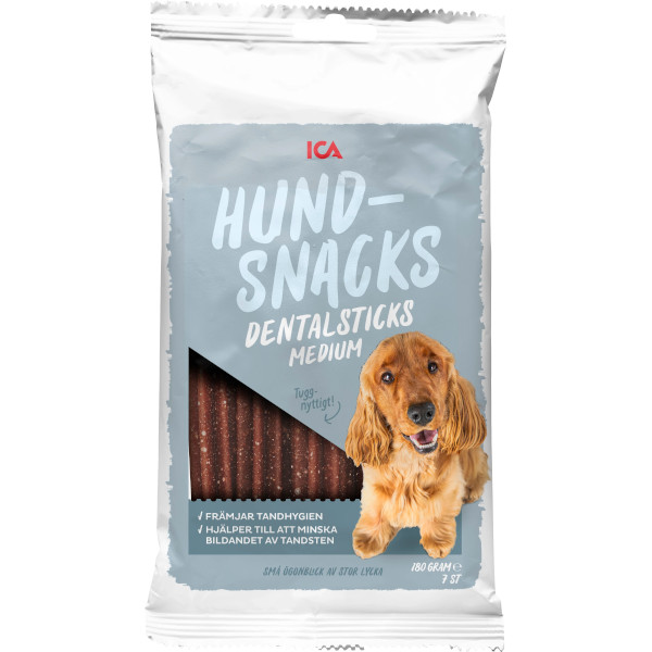 ICA Hundsnacks Dentalsticks Medium