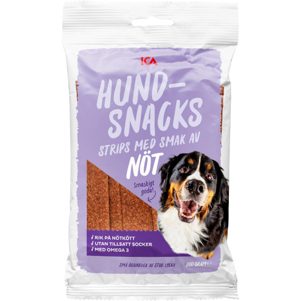 ICA Hundsnacks Strips Nöt