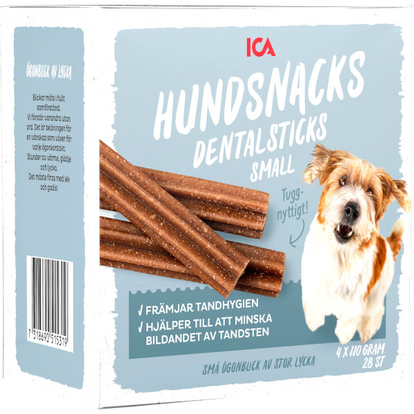ICA Hundsnacks Dentalsticks Small