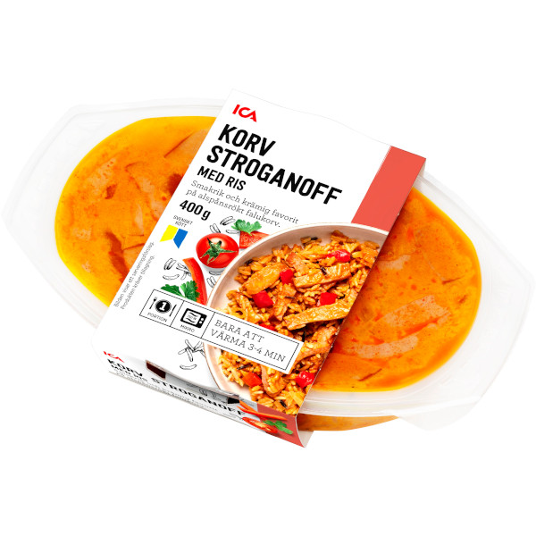 ICA Korv Stroganoff & Ris