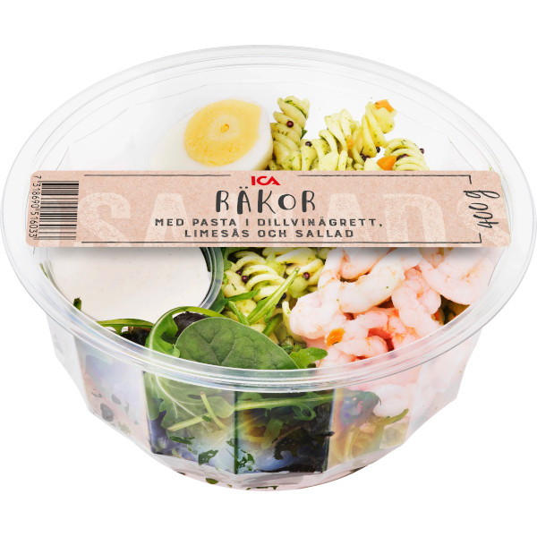 ICA Sallad Räkor & Pasta
