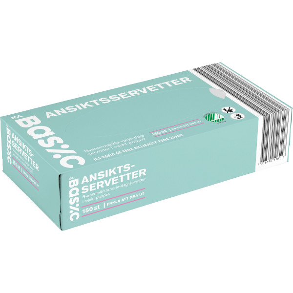 ICA Basic Ansiktsservetter