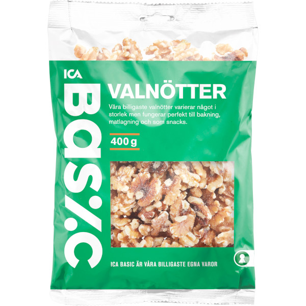 ICA Basic Valnötter