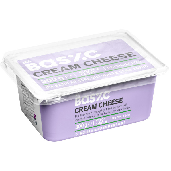 ICA Basic Cream Cheese Vitlök & Örter