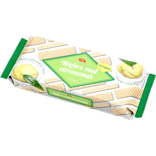 ICA Wafers Citronsmak