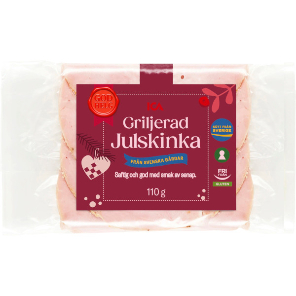 ICA Julskinka Griljerad Skivor