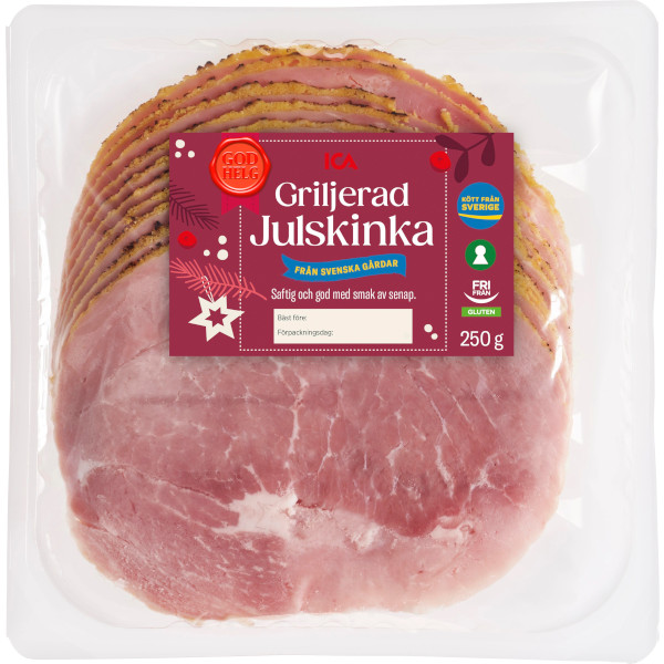 ICA Julskinka Griljerad Skivor