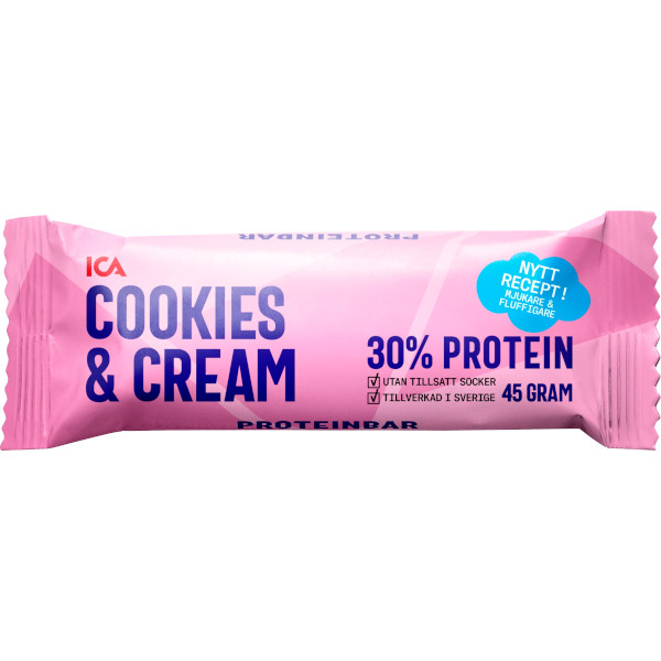 ICA Proteinbar Cookies & Cream