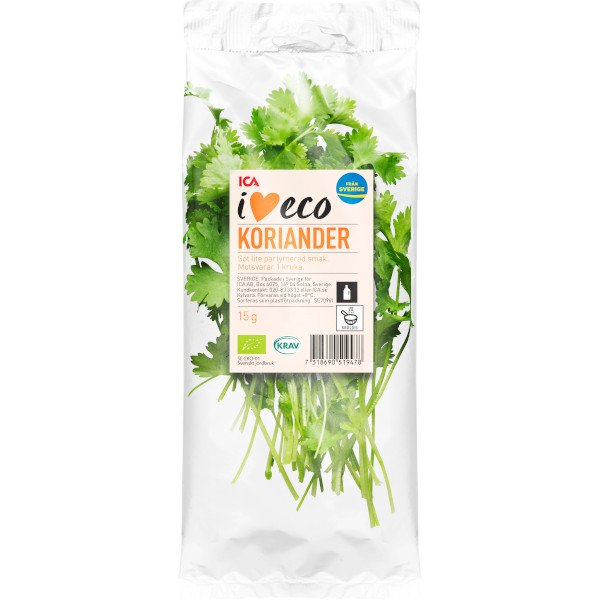 ICA I Love Eco Koriander Ekologisk