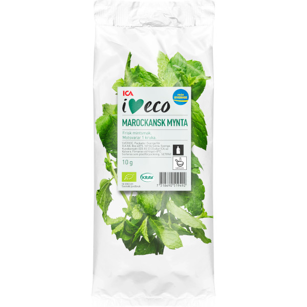 ICA I Love Eco Marockansk Mynta Ekologisk