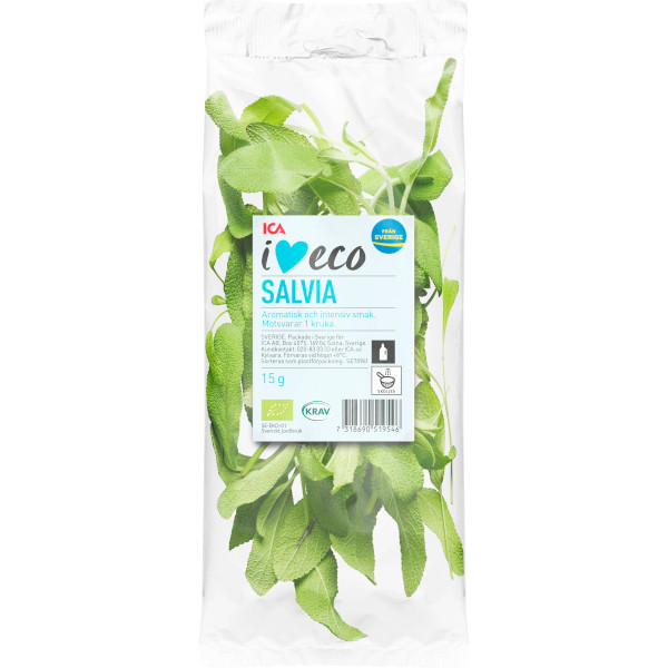 ICA I Love Eco Salvia Ekologisk