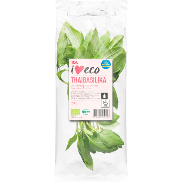 ICA I Love Eco Thaibasilika Ekologisk