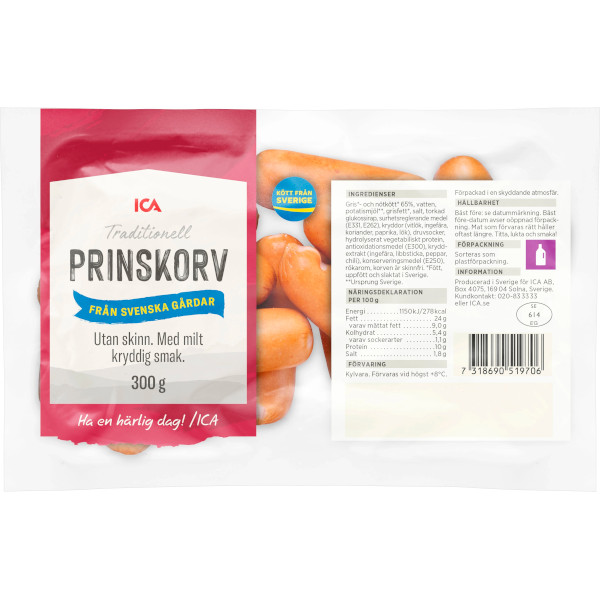 ICA Prinskorv