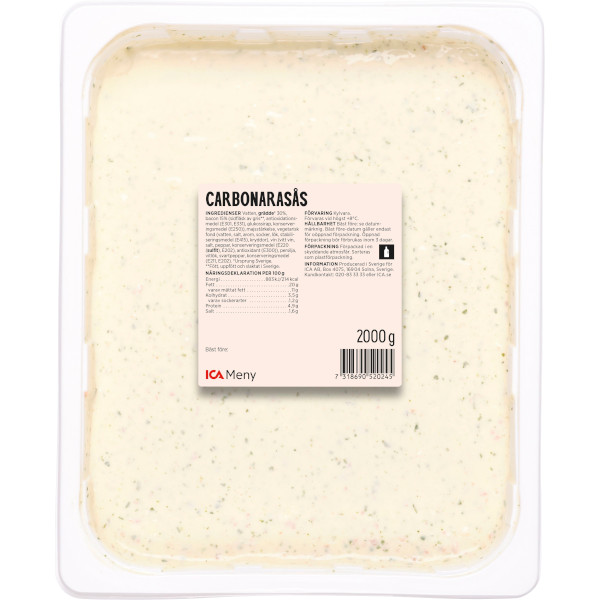 ICA Meny Carbonarasås