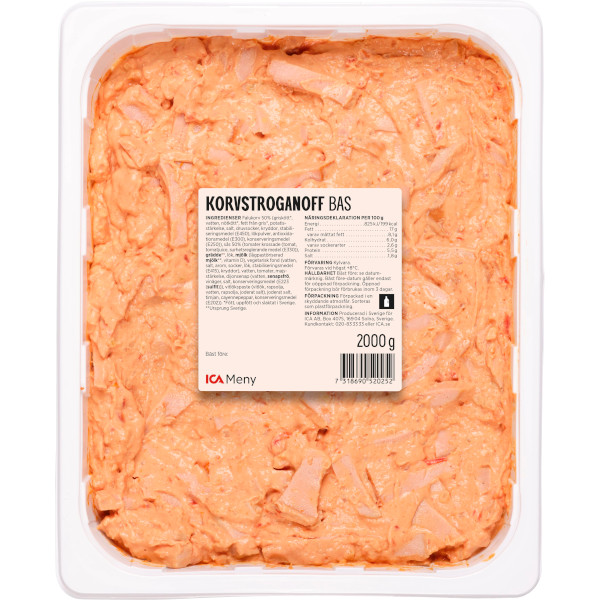 ICA Meny Korvstroganoff Bas